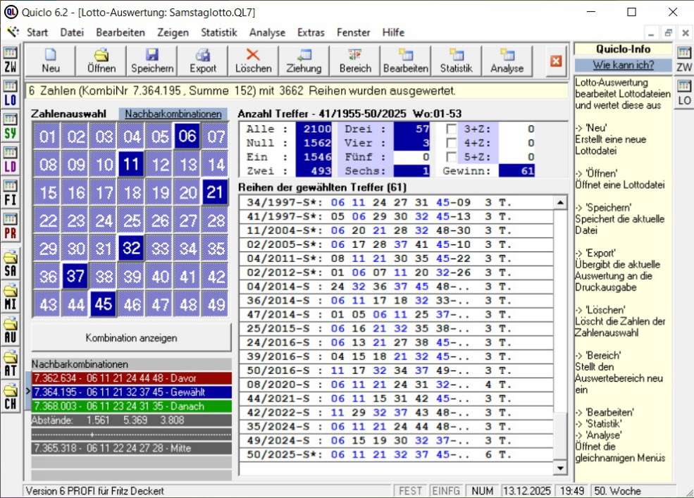 Lottozahlen vom 13.12.2015 Lottozahlen vom 13.12.2015